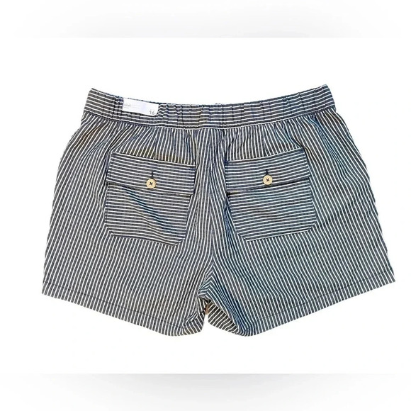 NWT Lane Bryant Mid-Rise Striped Shorts - Picture 3 of 3